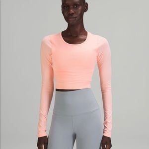 Lululemon ebb to street long sleeve size 4